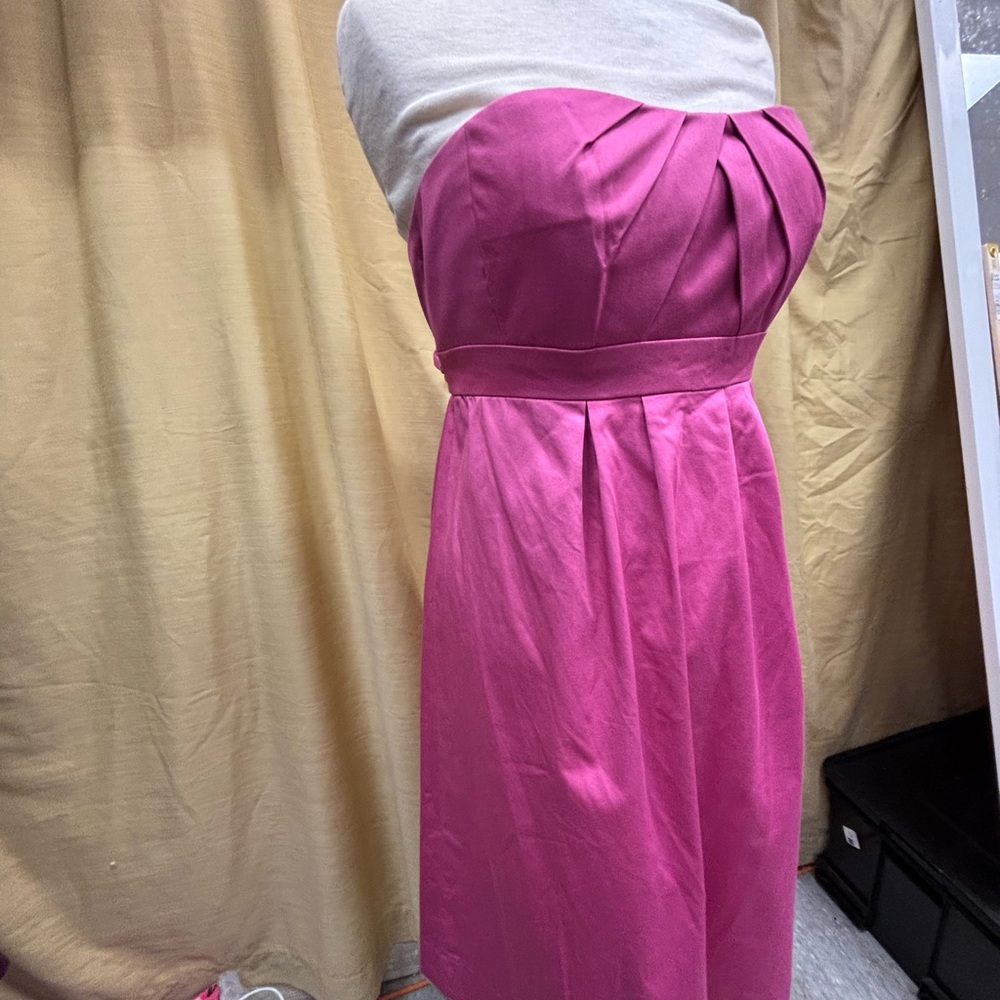 Alfred Angelo Strapless‎ Magenta Dress